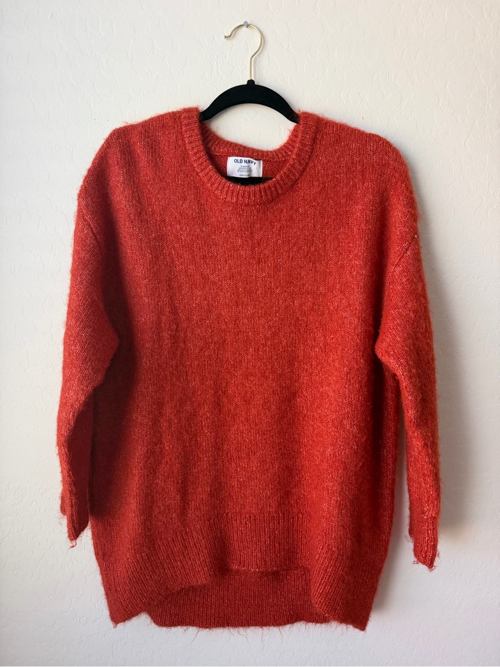 Old Navy Orange Crewneck Sweater - Cozy Knit